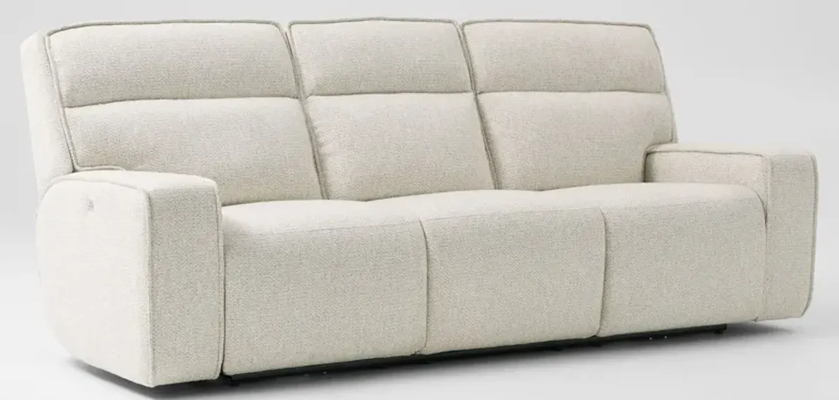 Everest Triple-Power Reclining Sofa - Sand