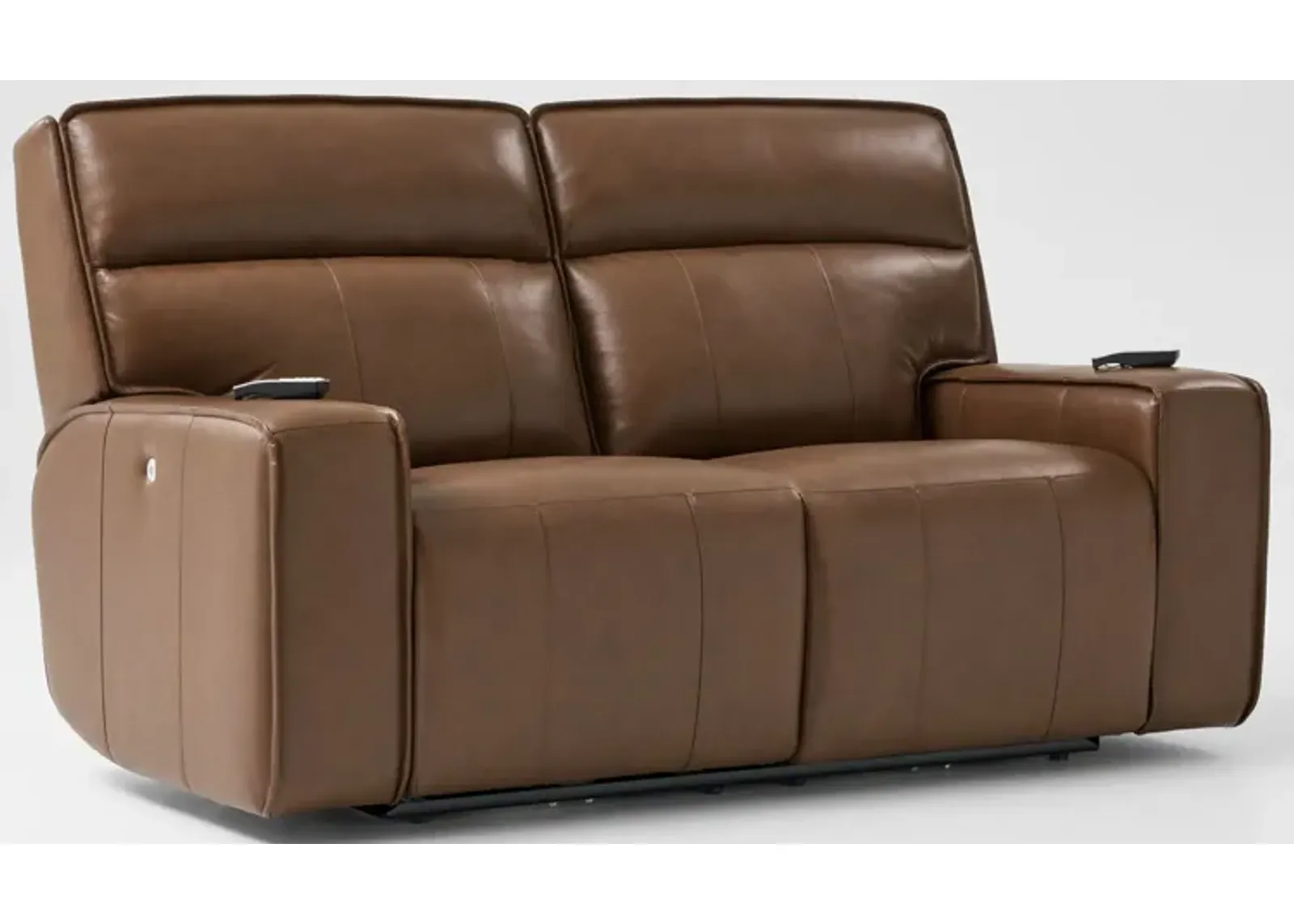 Everest Triple-Power Reclining Loveseat - Brown