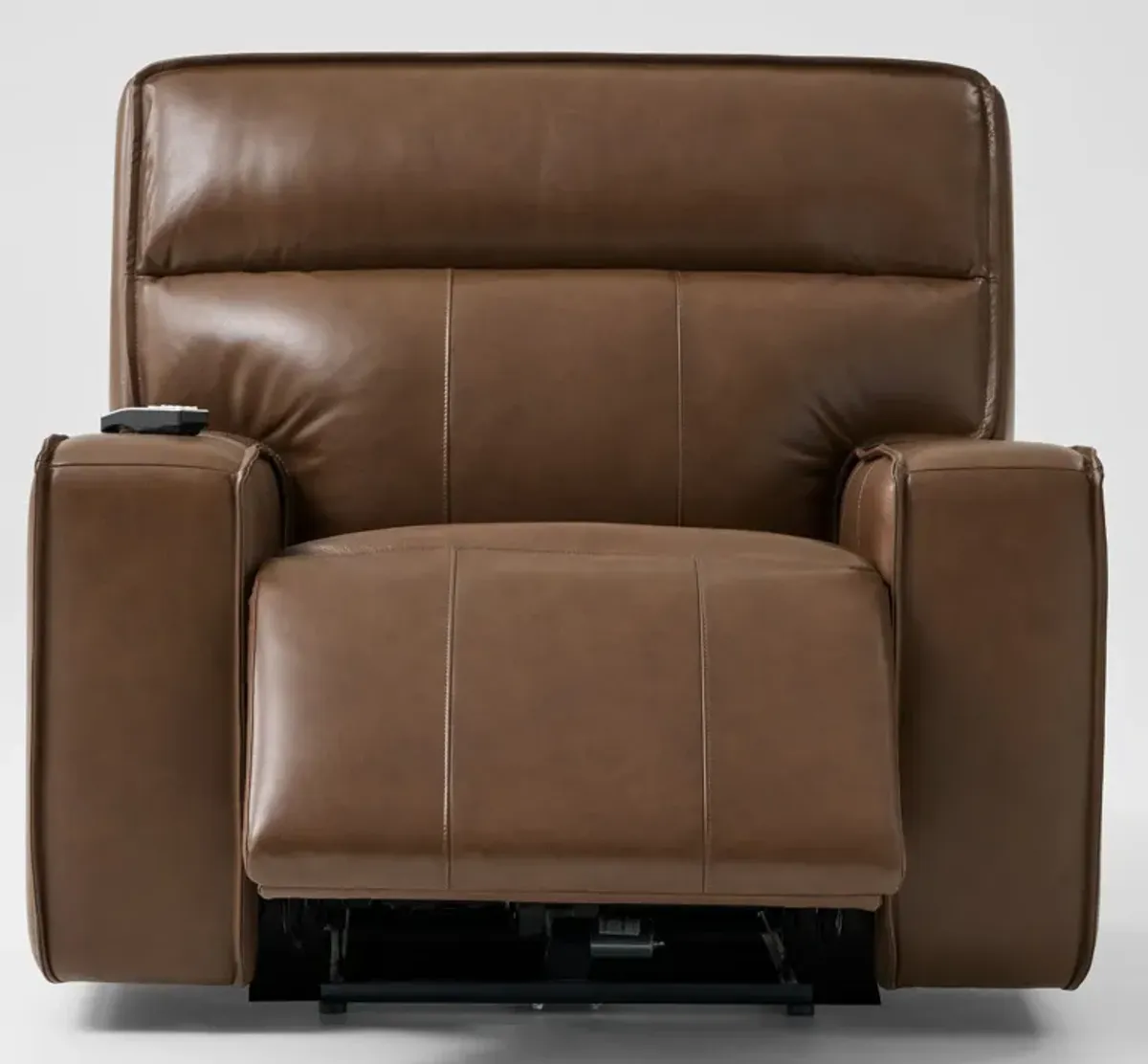 Everest Triple-Power Reclining Sofa, Loveseat and Recliner Set - Brown