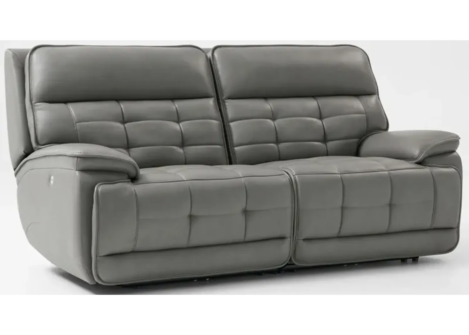 Cascade 2-Piece Triple-Power Reclining Sofa - Gray