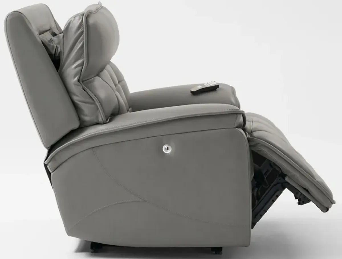 Cascade Triple-Power Recliner - Gray