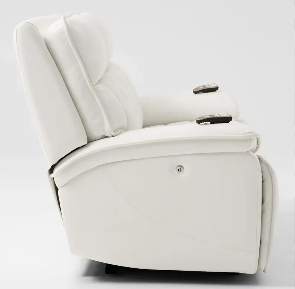 Cascade 2-Piece Triple-Power Reclining Sofa - White