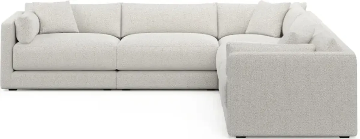 Malibu 5-Piece Sectional - River Rock Ivory