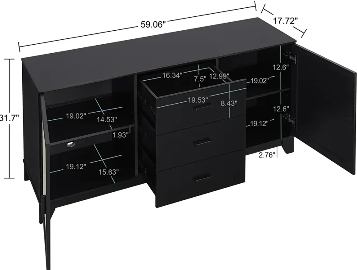 Kylian Sideboard - Black