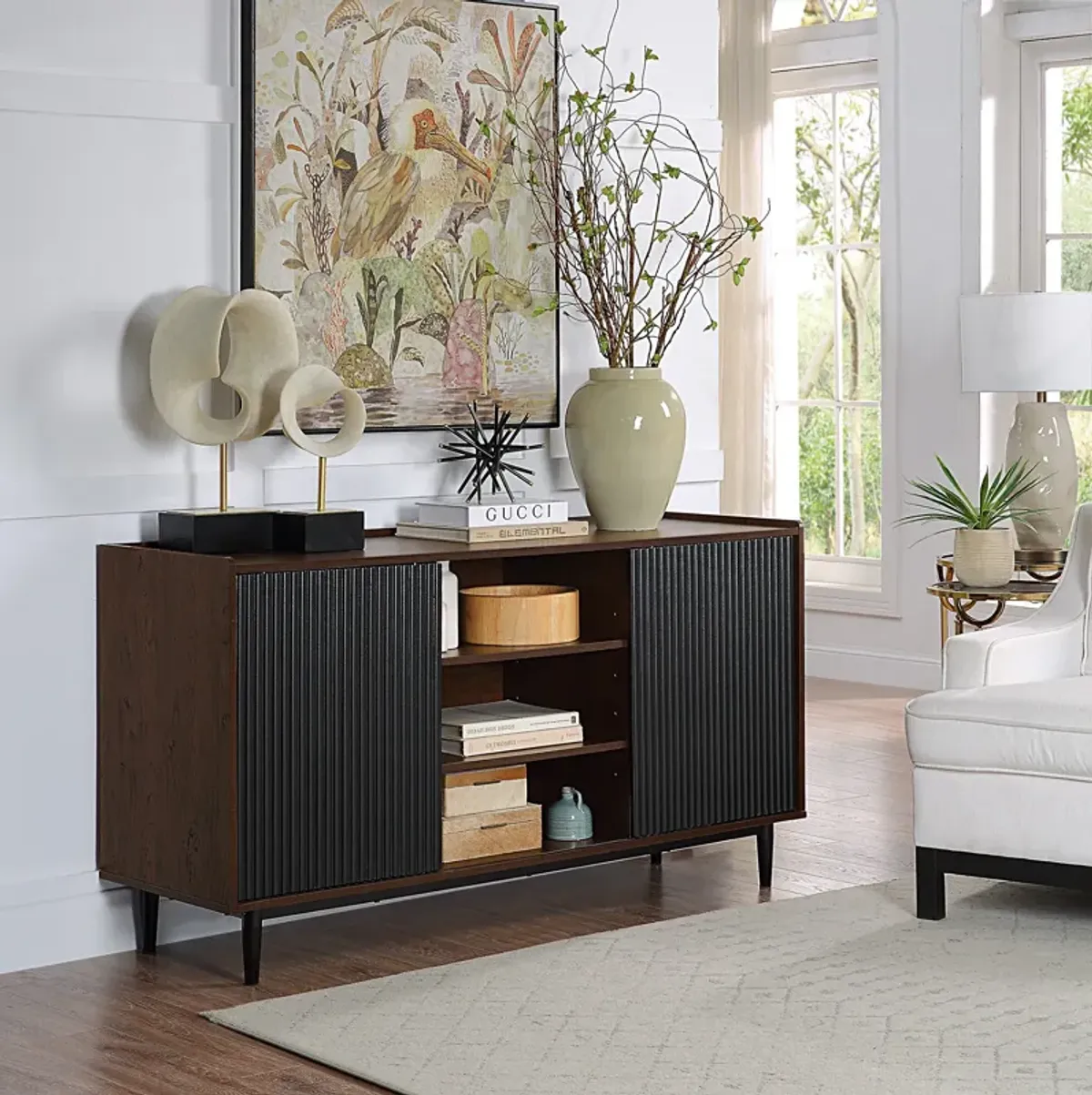 Colter Sideboard - Dark Brown/Black