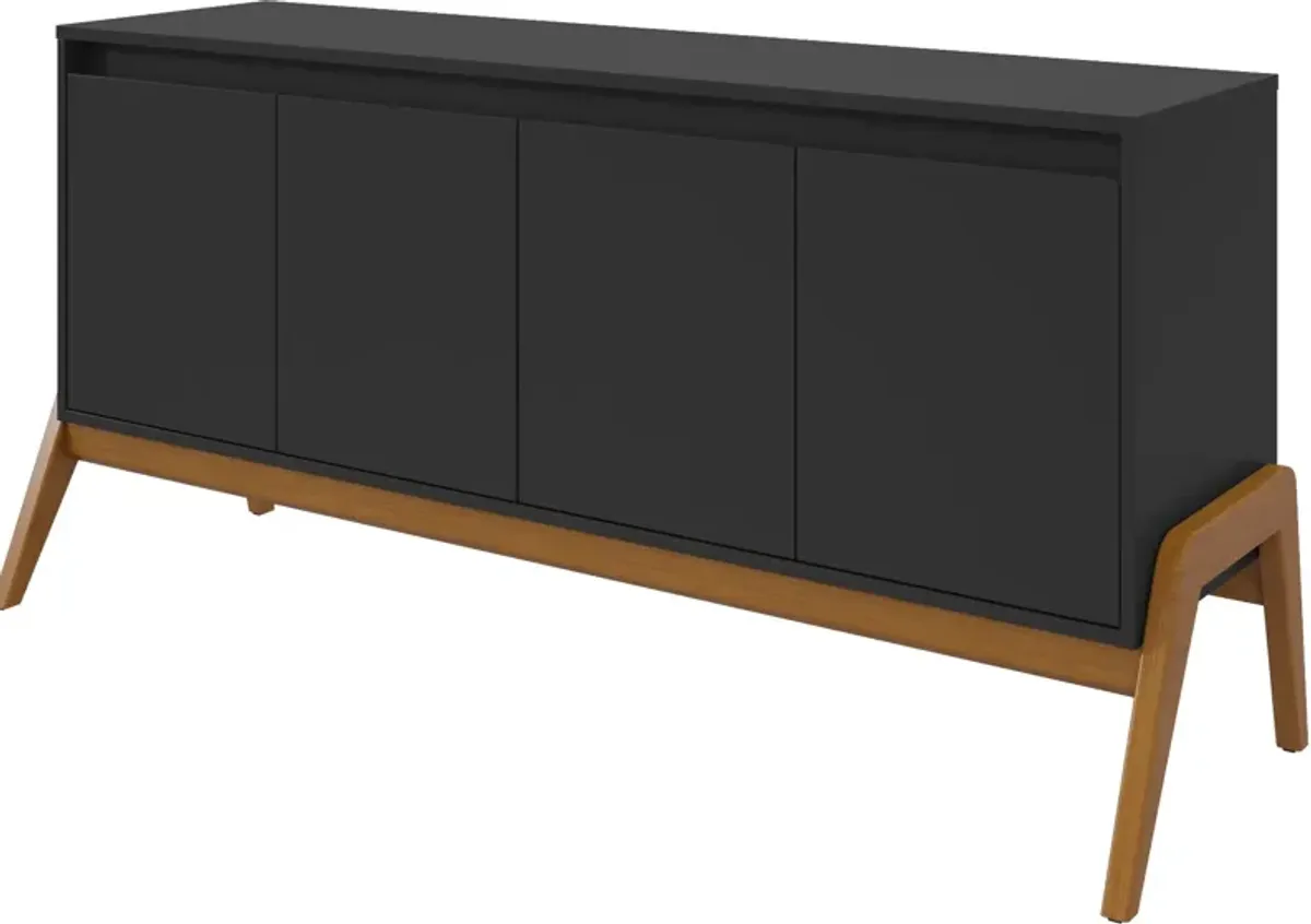 Zamir 63" Sideboard - Matte Black