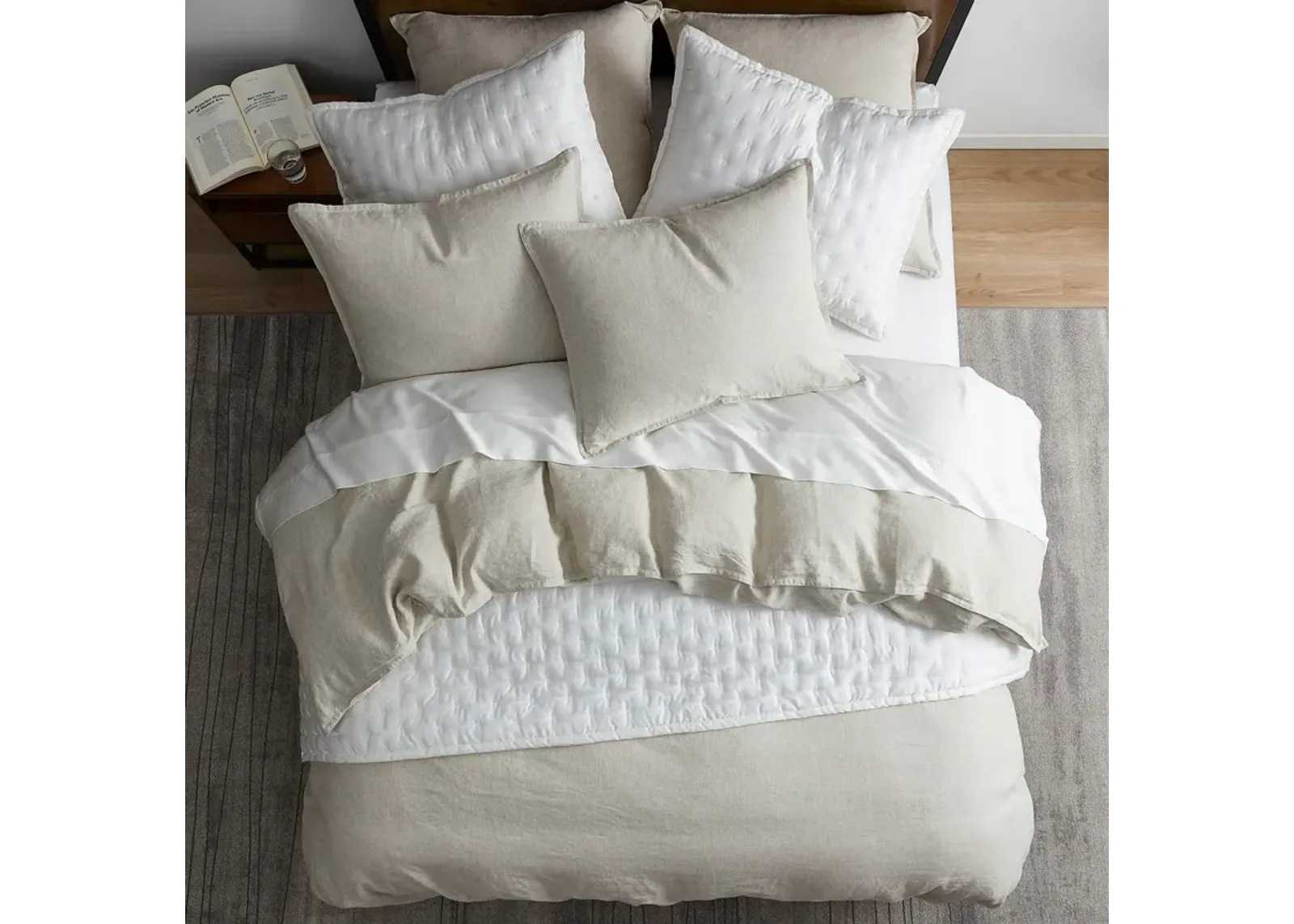 Henry Queen Linen Duvet Cover Set