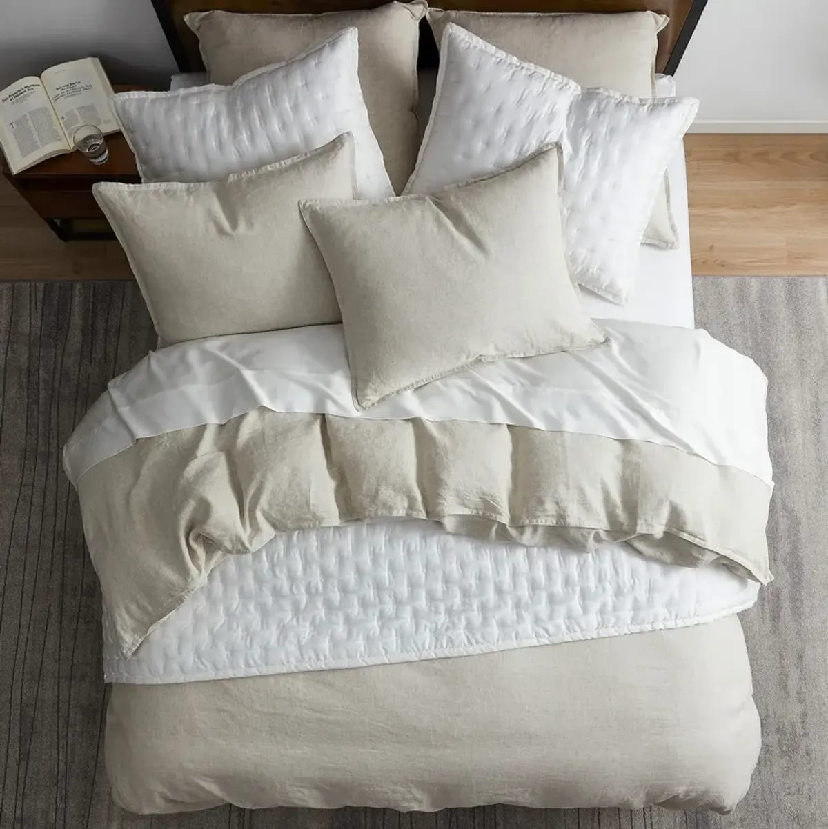 Henry Queen Linen Duvet Cover Set