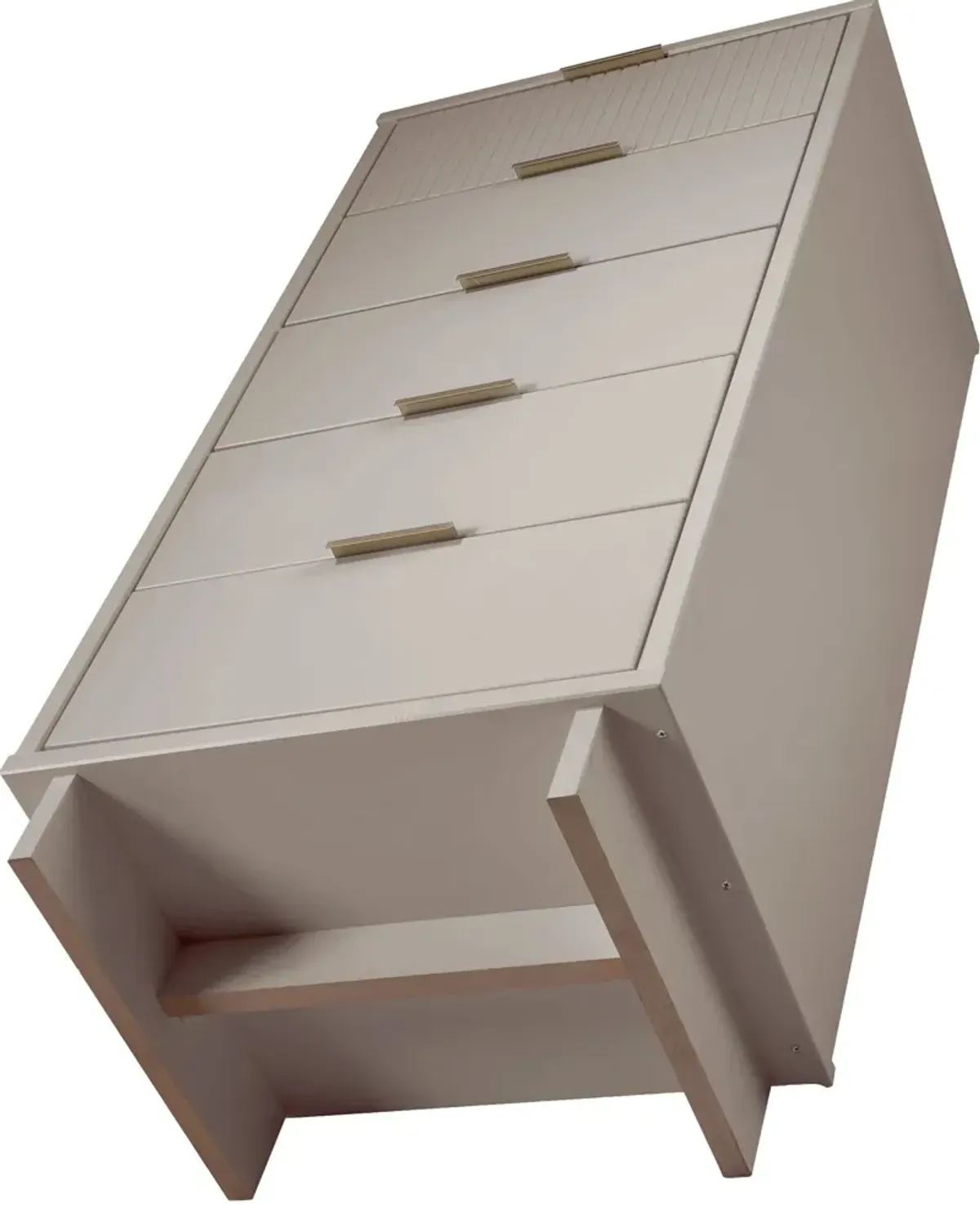 Kenya Dresser, 3 Drawer Dresser and Narrow Chest Set - Light Grey