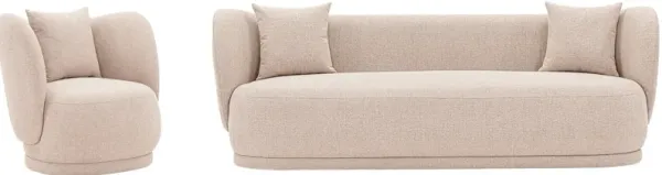 Benson Sofa and Accent Chair - Wheat