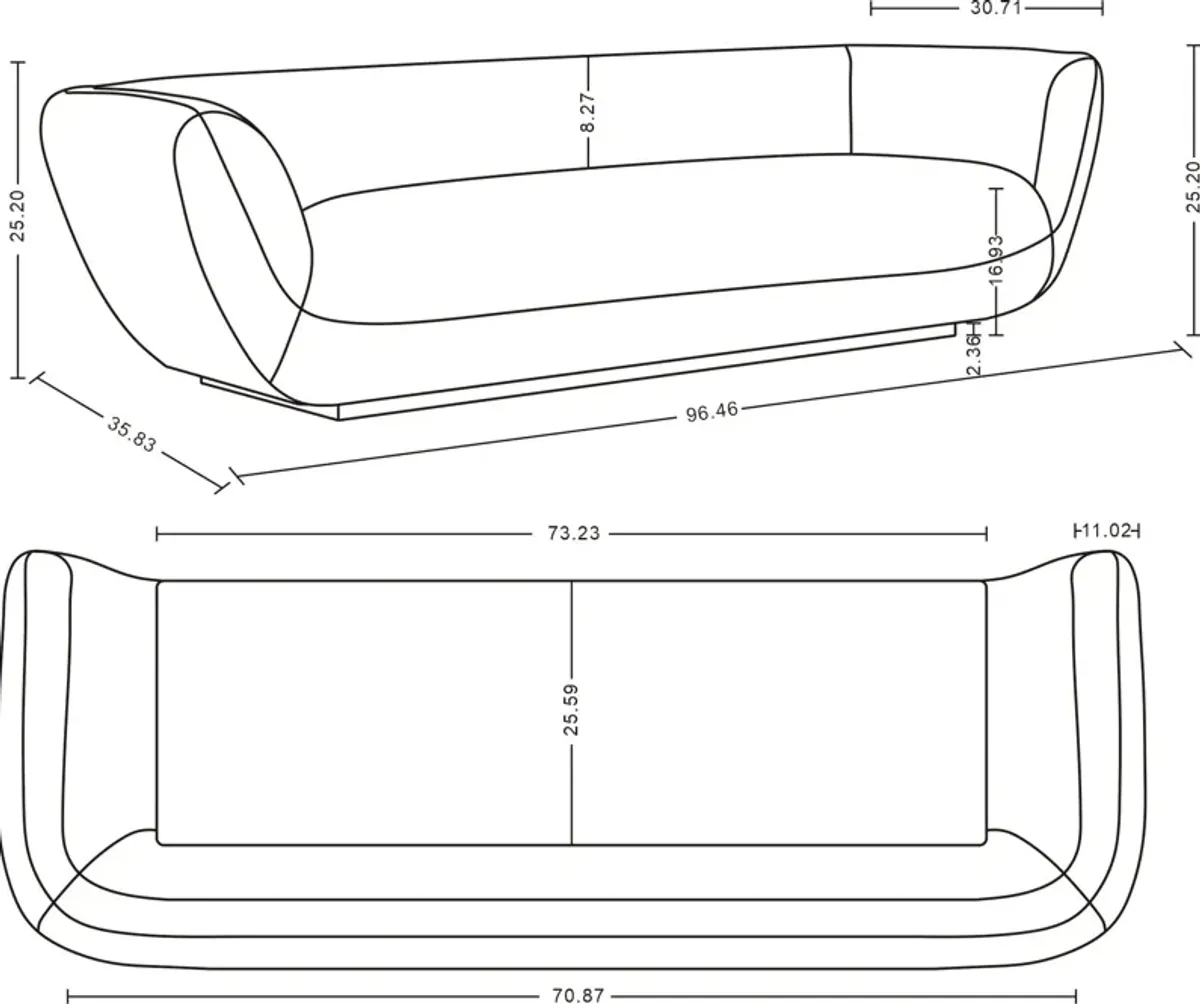 Cypress Sofa - Cream