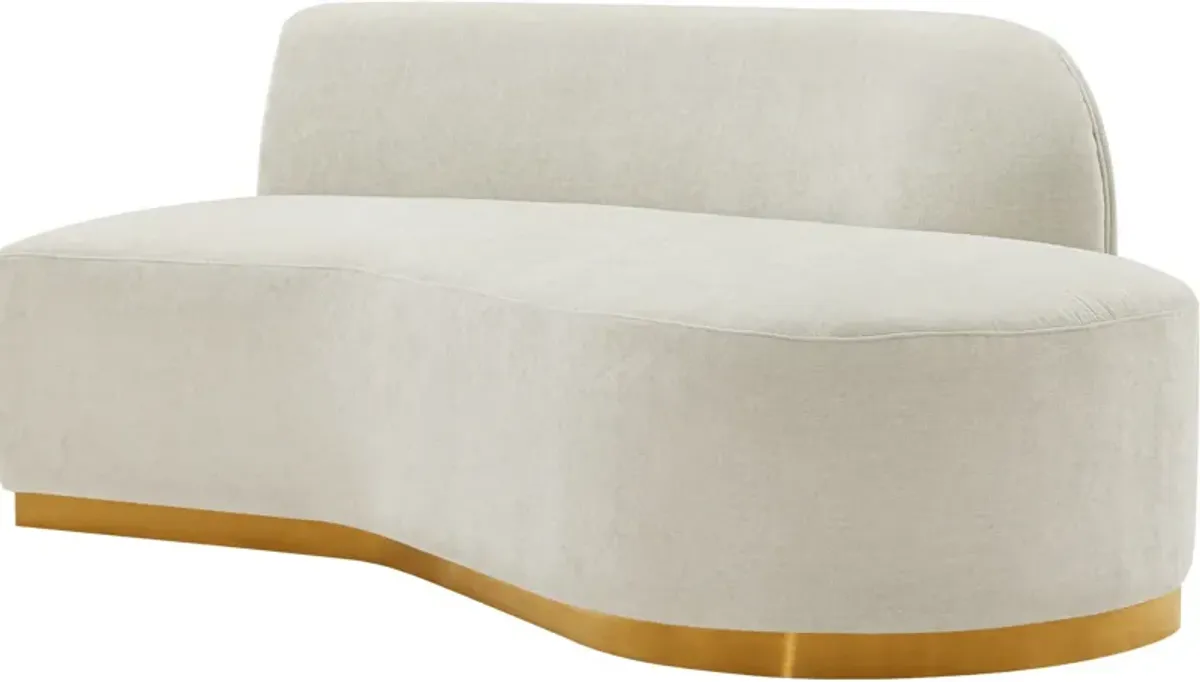 Carmine Sofa with Cuddler - Ivory