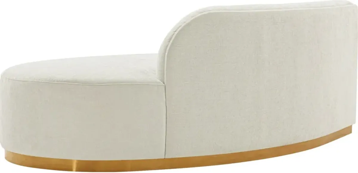 Carmine Sofa with Cuddler - Ivory