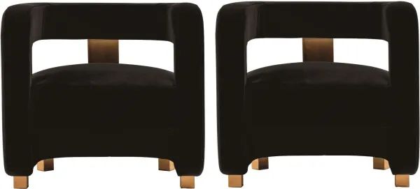 Braven Set of 2 Accent Chairs - Black