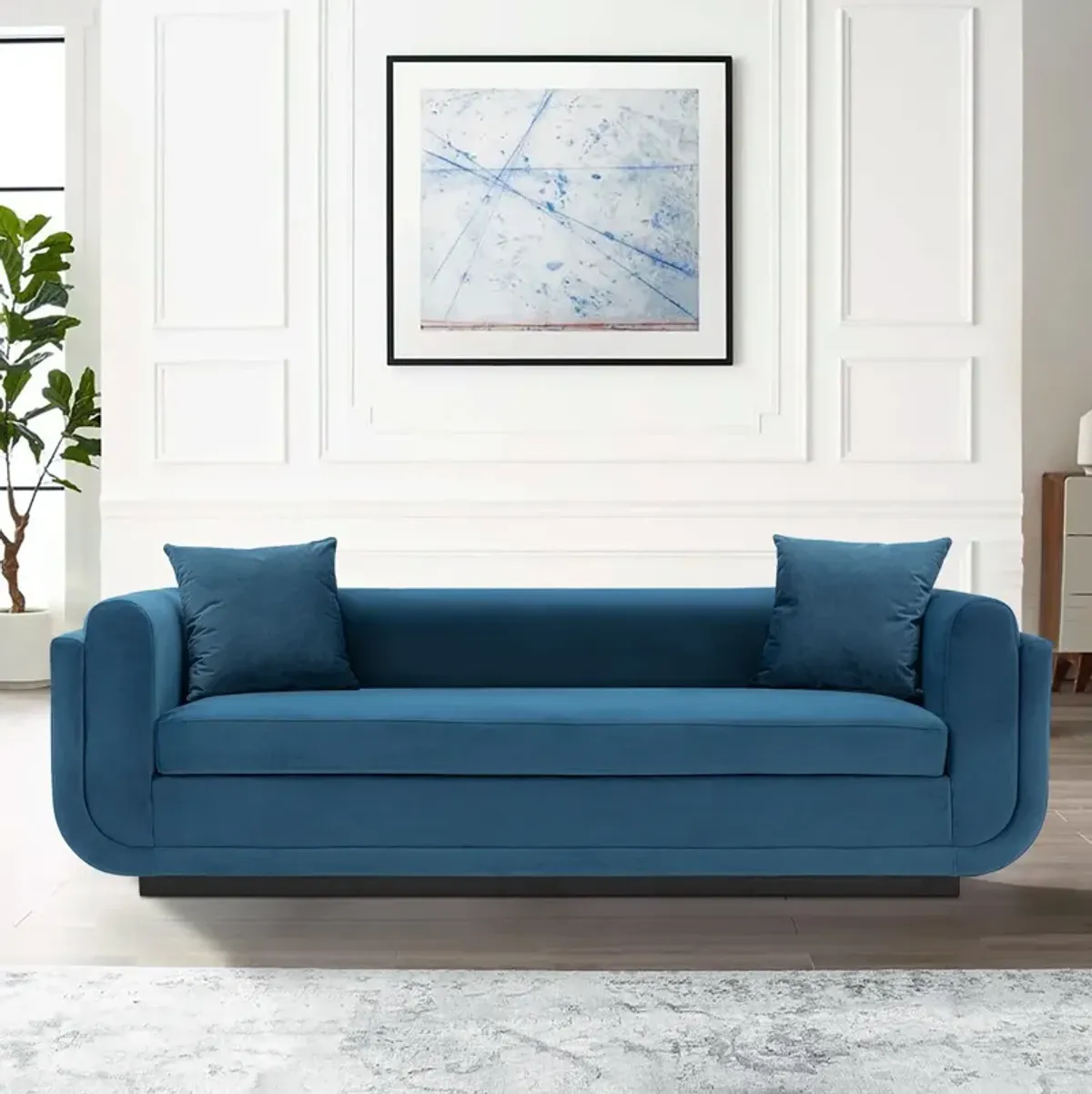 Ulka Sofa - Sapphire Blue