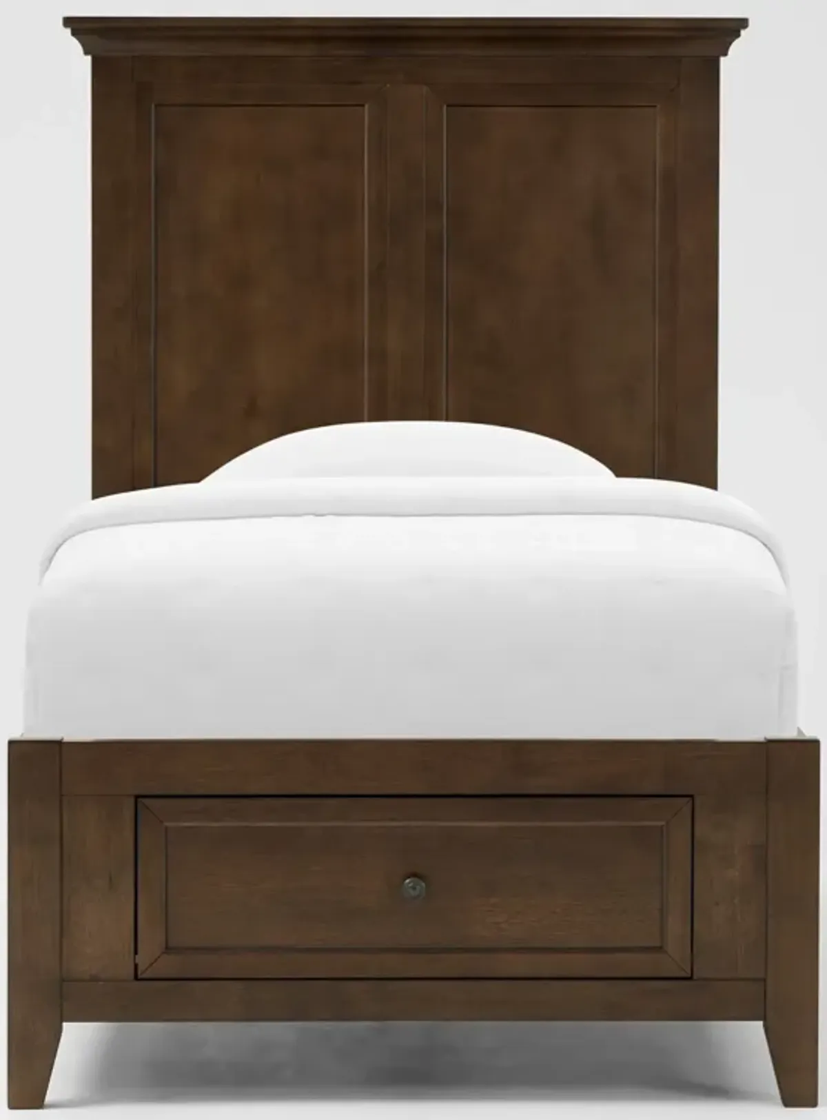 Lincoln Twin Youth Storage Bed - Hickory