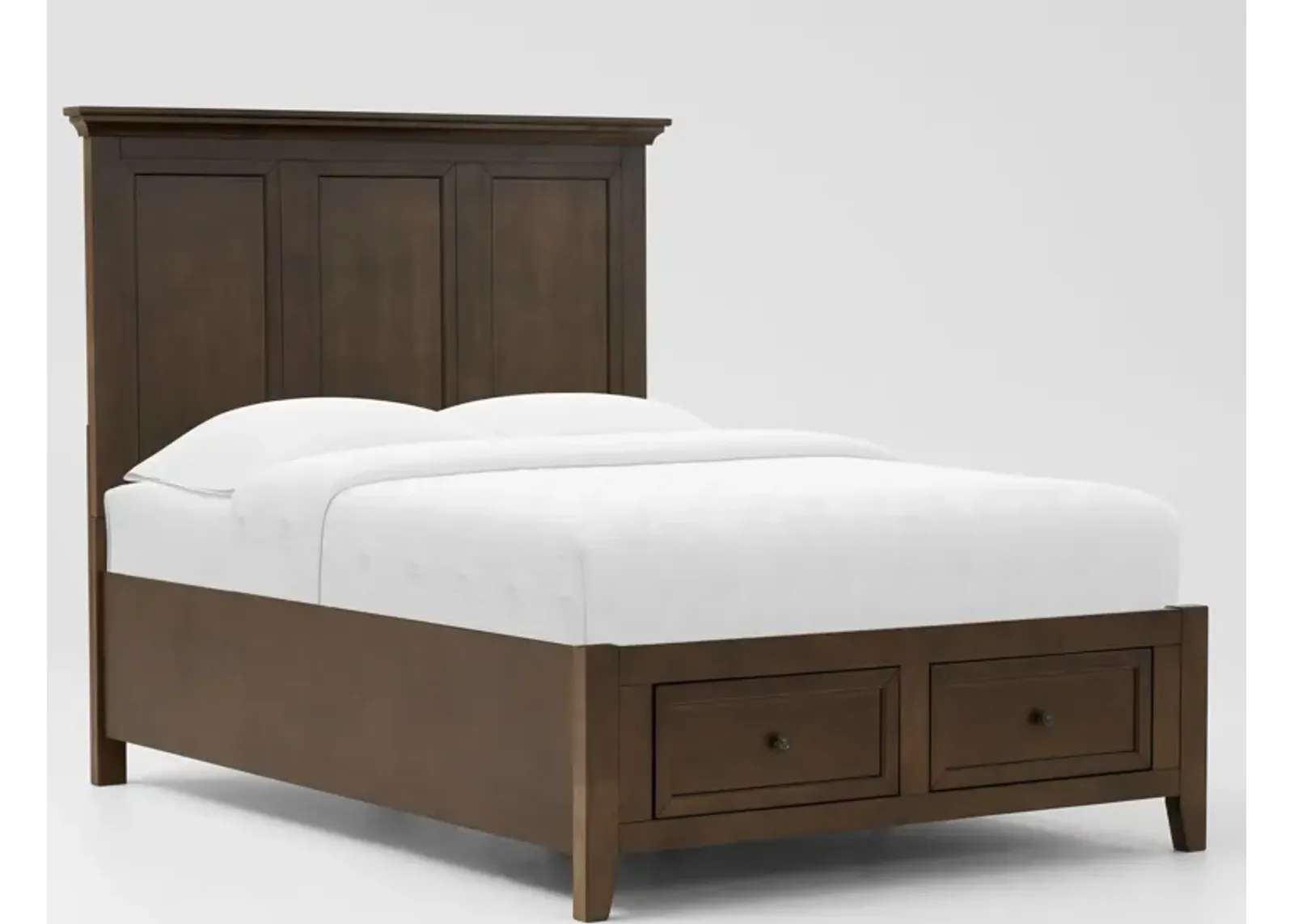 Lincoln Full Youth Storage Bed - Hickory