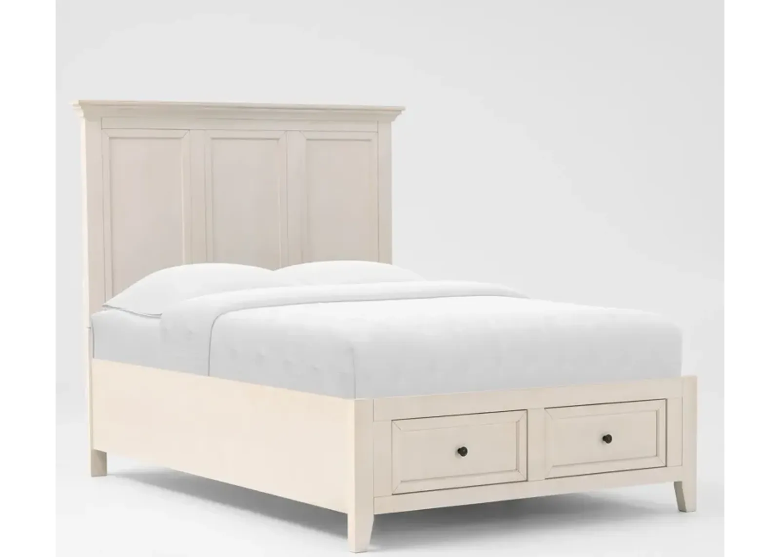 Lincoln Full Youth Storage Bed - White