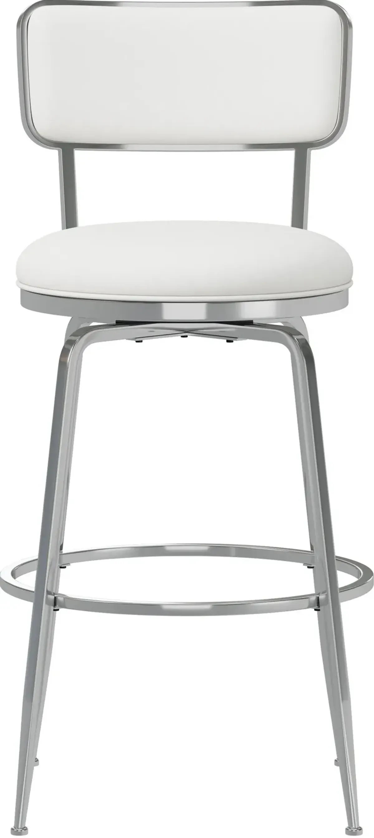 Noelle Swivel Bar Stool - White