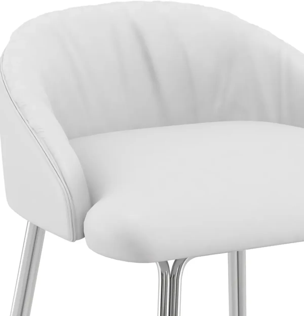 Hover Counter-Height Stool - White