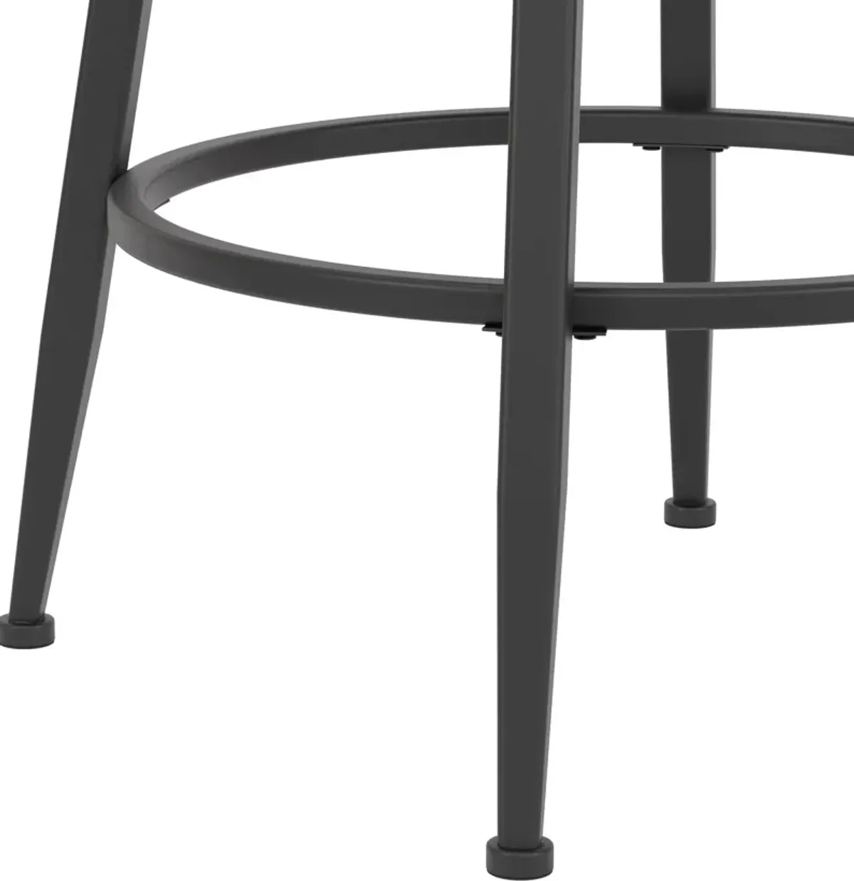 Kenneth Swivel Counter-Height Stool - Black