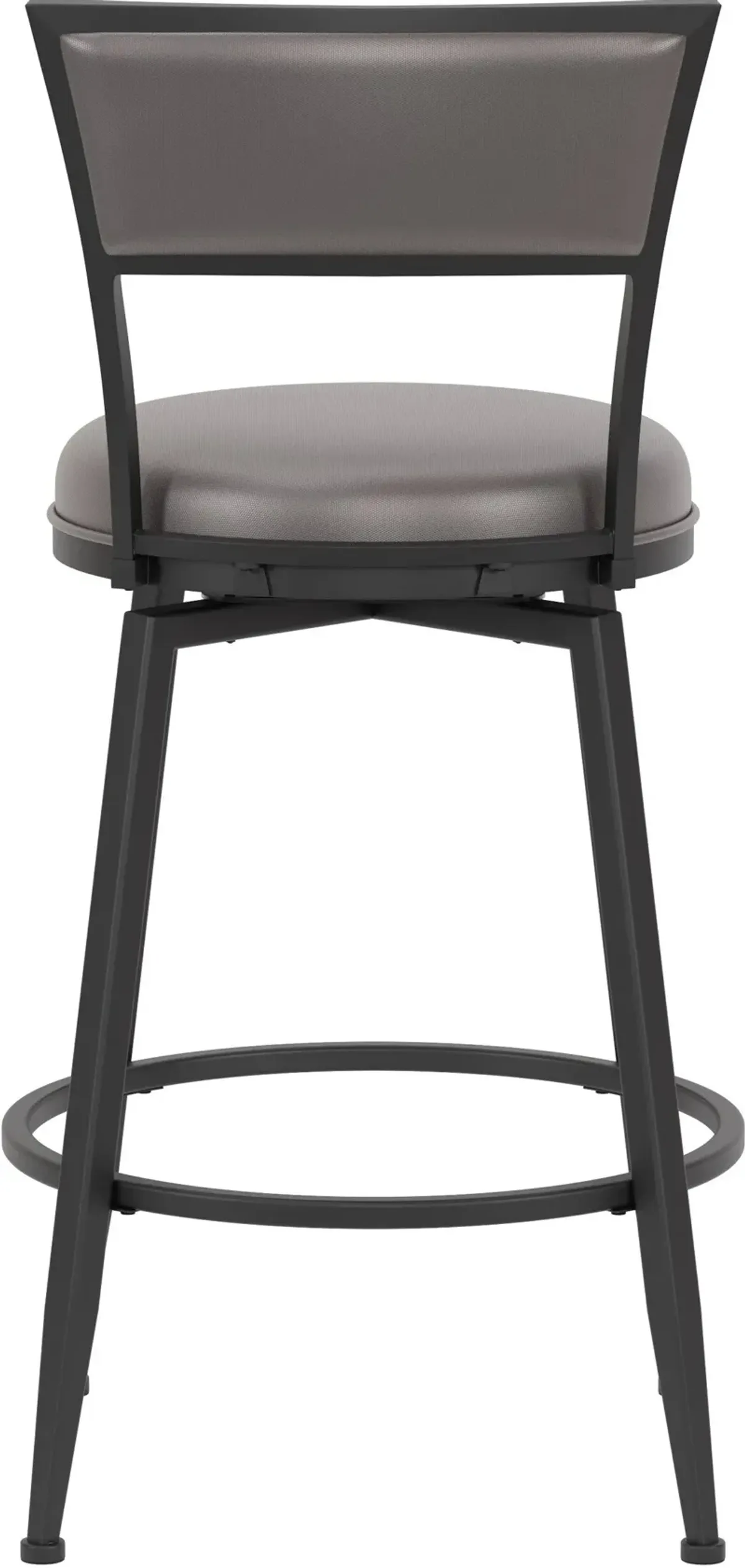 Kenneth Swivel Counter-Height Stool - Black