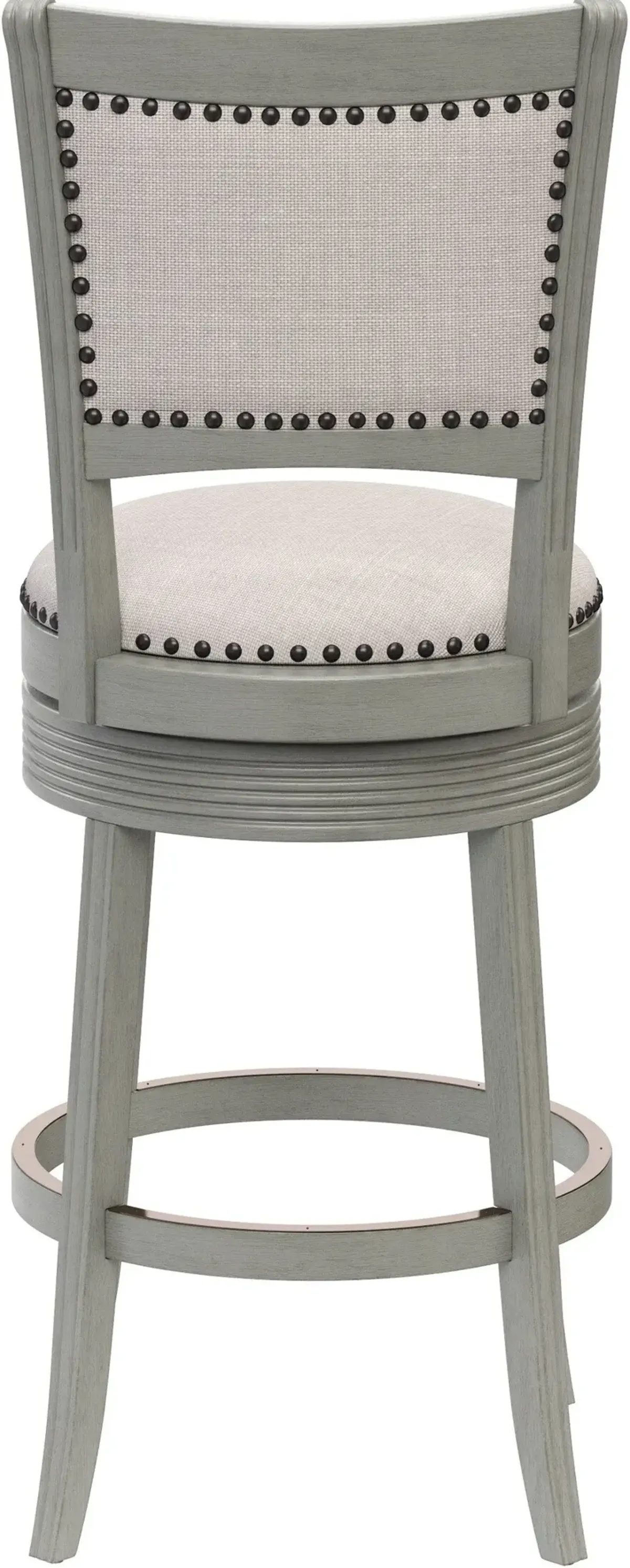 Marcie Swivel High-Back Bar Stool - Gray