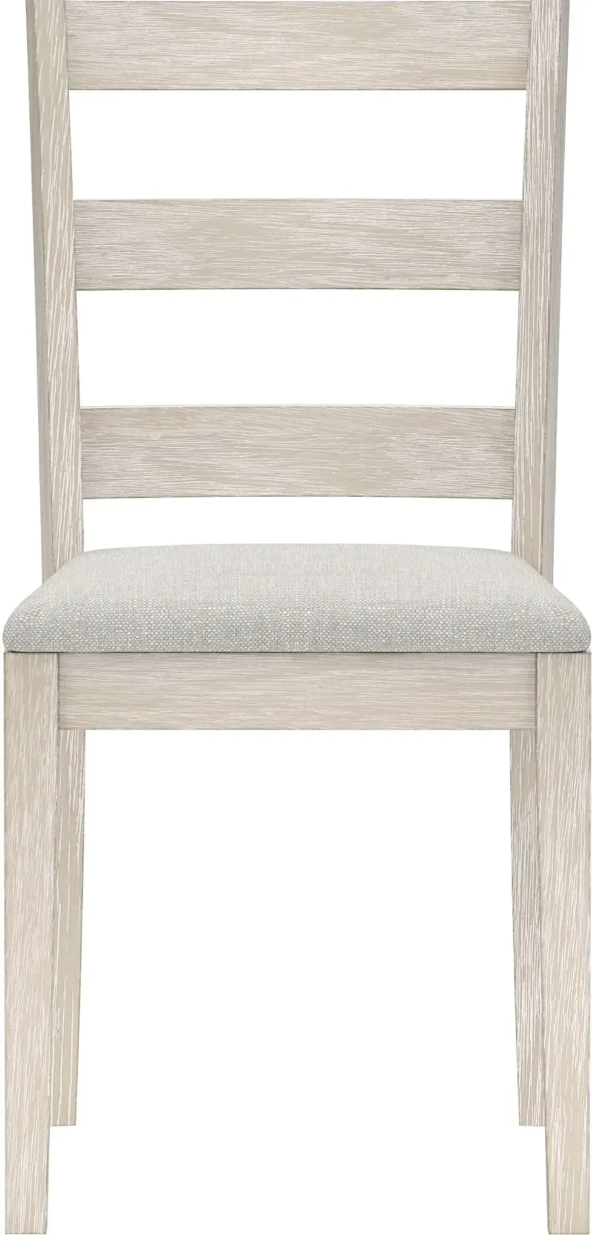 Werner Set of 2 Ladder Back Dining Chairs - White