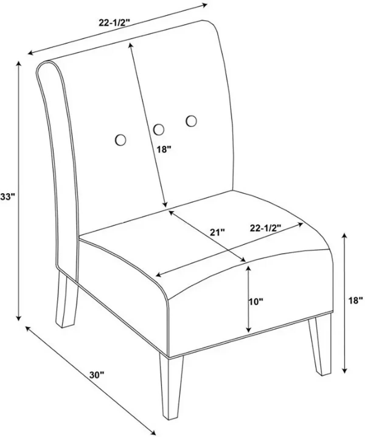 Kelvin Accent Chair - Gray