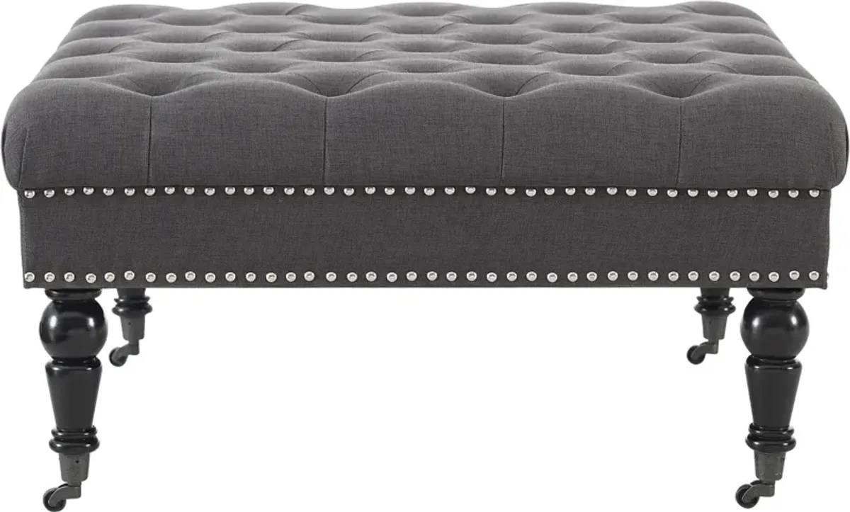 Cynthia Square Ottoman - Gray