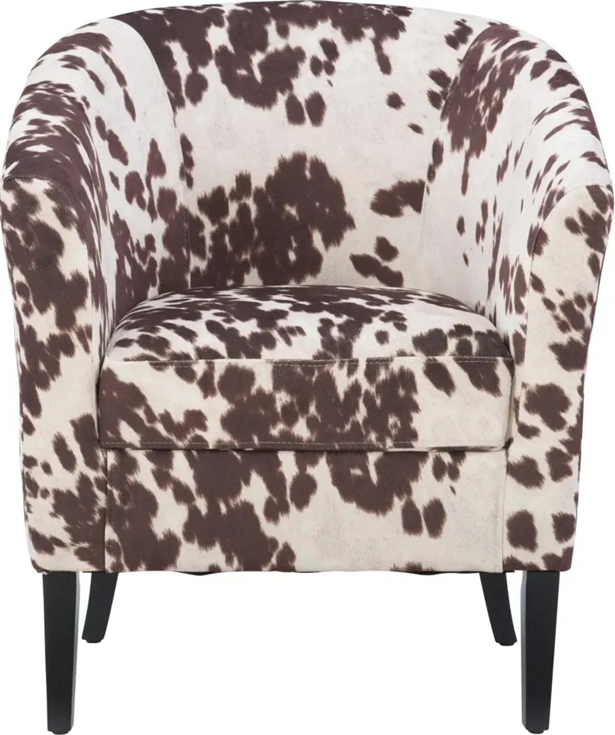 Jethro Accent Chair - Cow Print