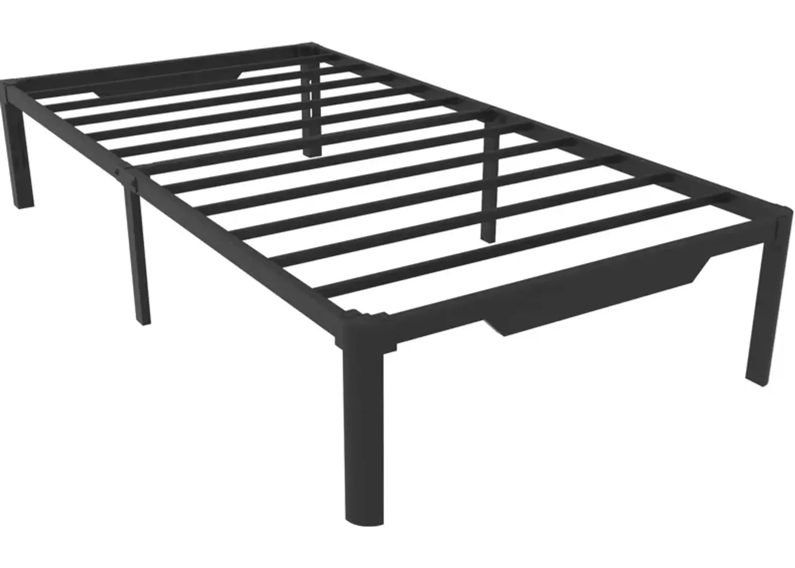 Fundamental Platform Twin Bed Frame - Black