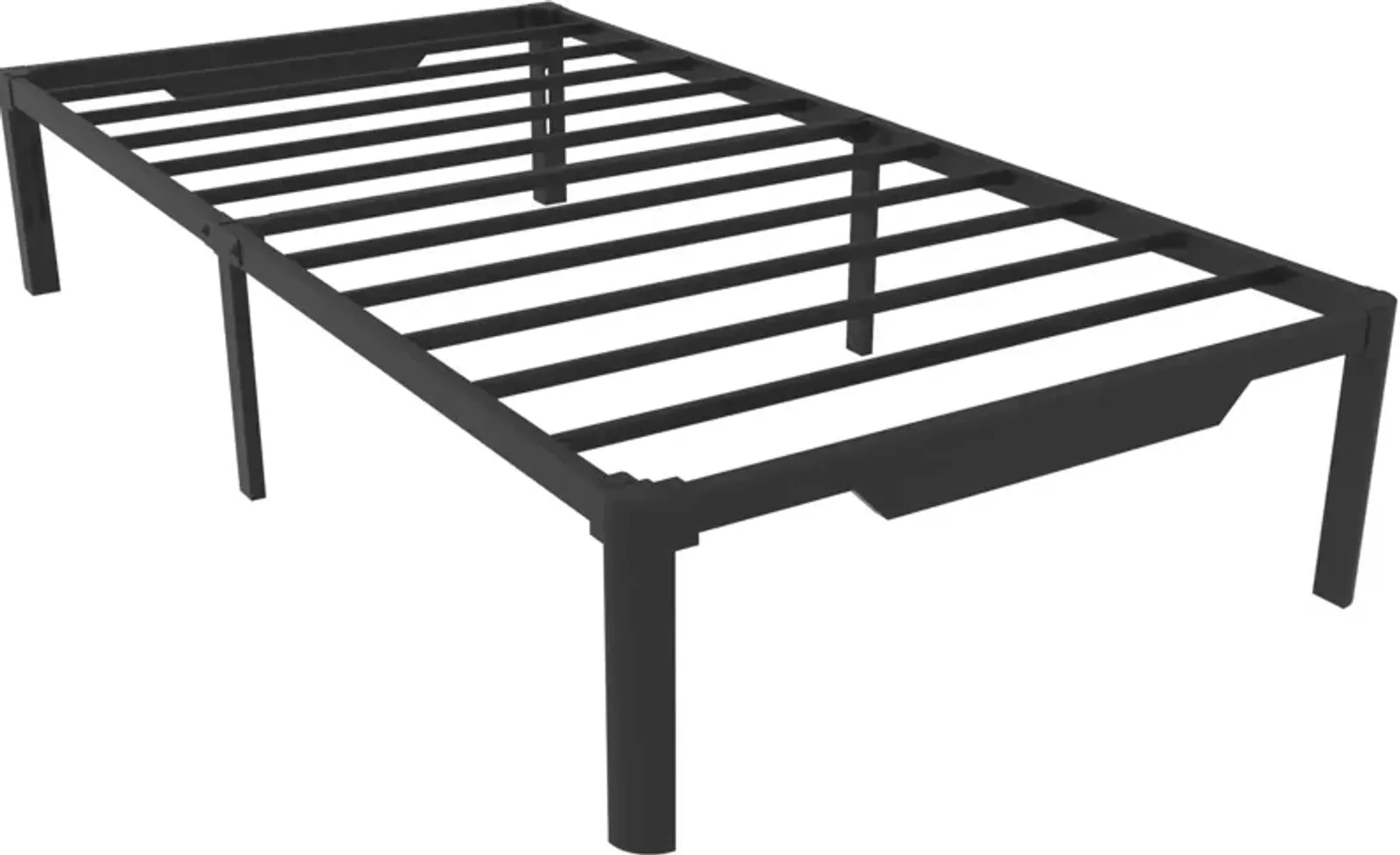 Fundamental Platform Twin Bed Frame - Black