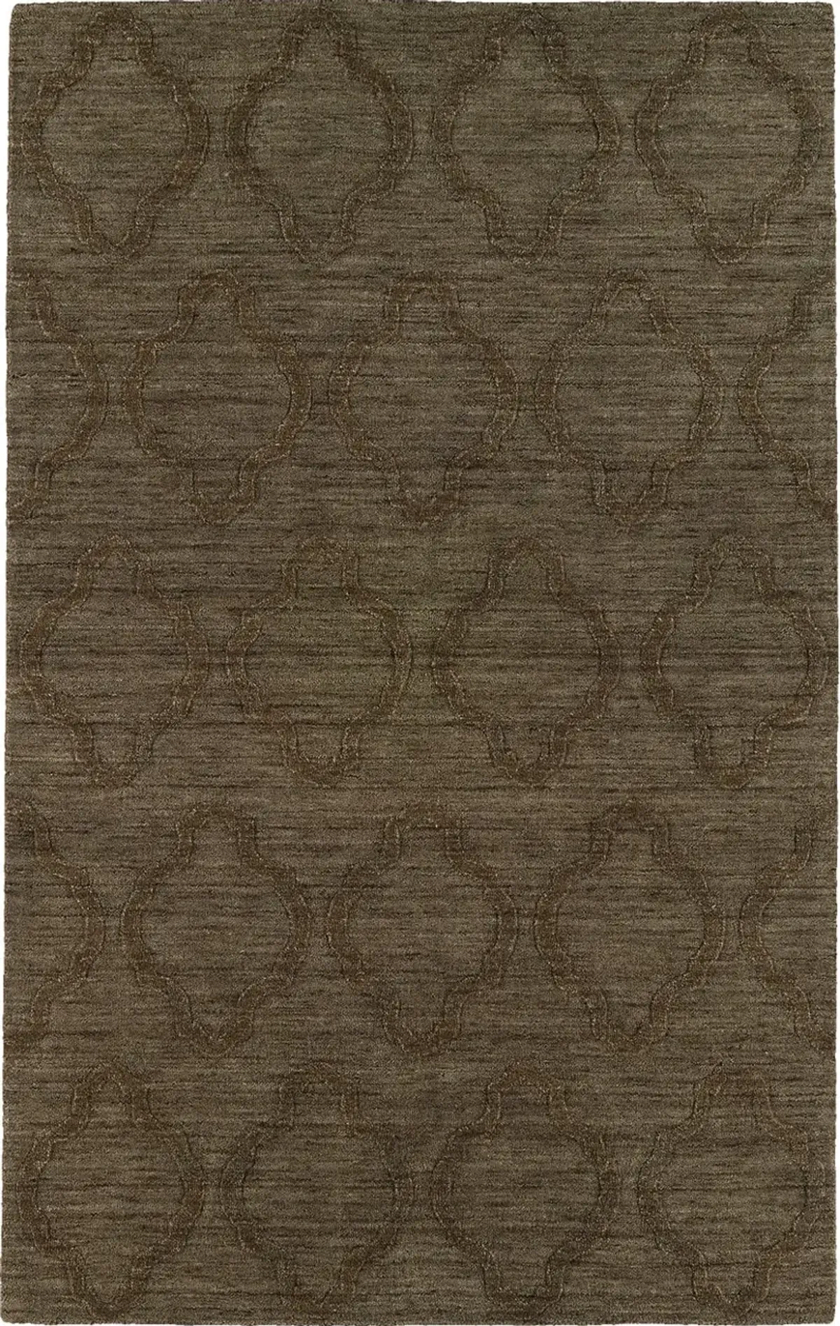 Clever 4' x 6' Area Rug - Chocolate