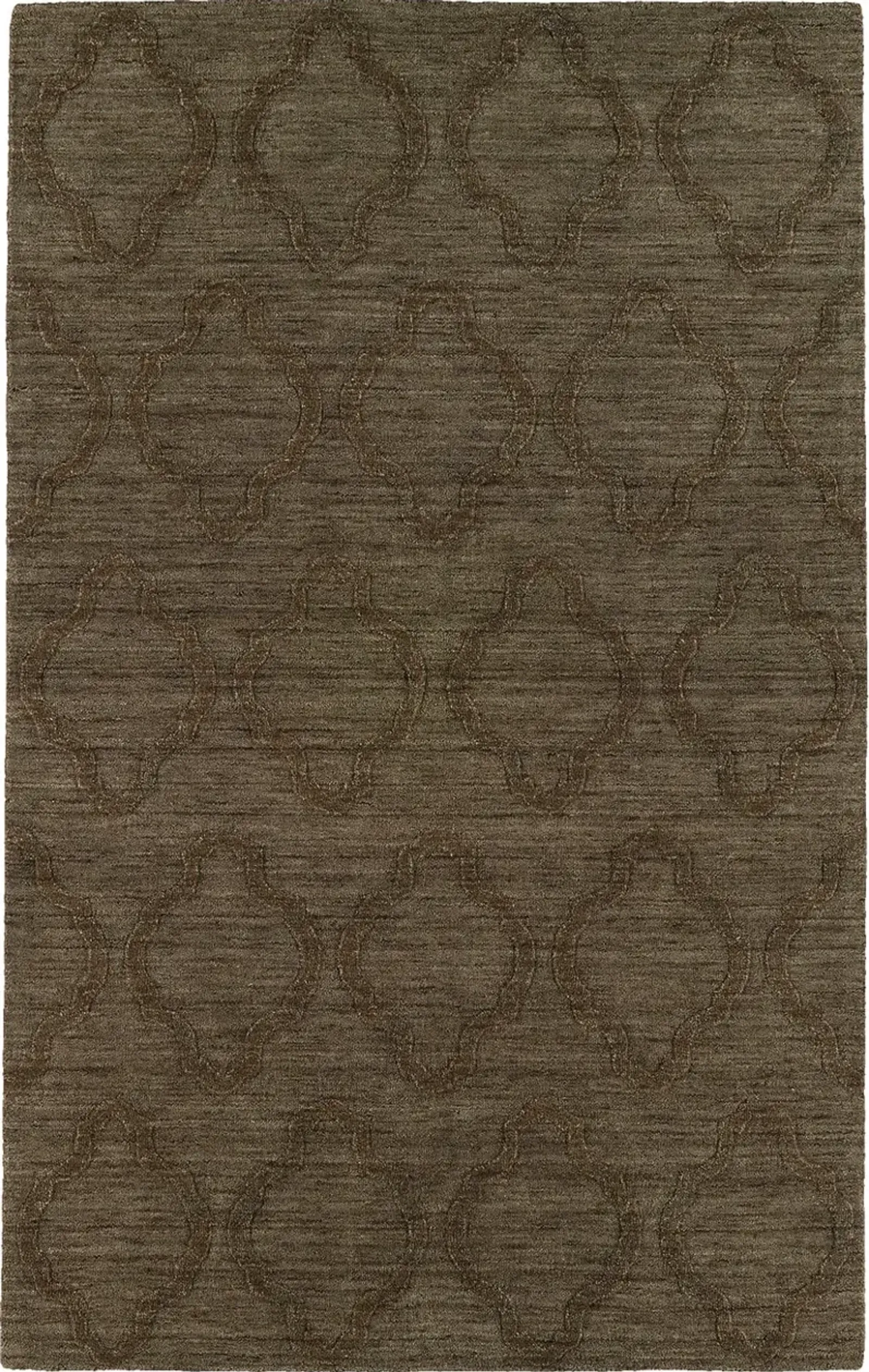 Clever 5' x 8' Area Rug - Chocolate