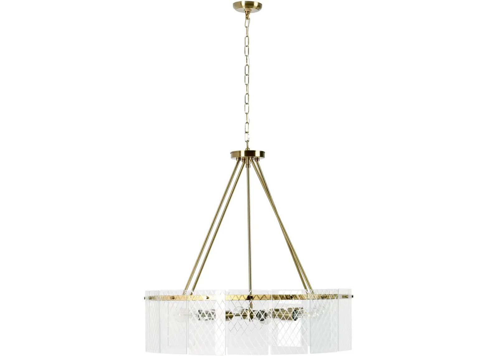 Genie 3-Light Chandelier - Gold