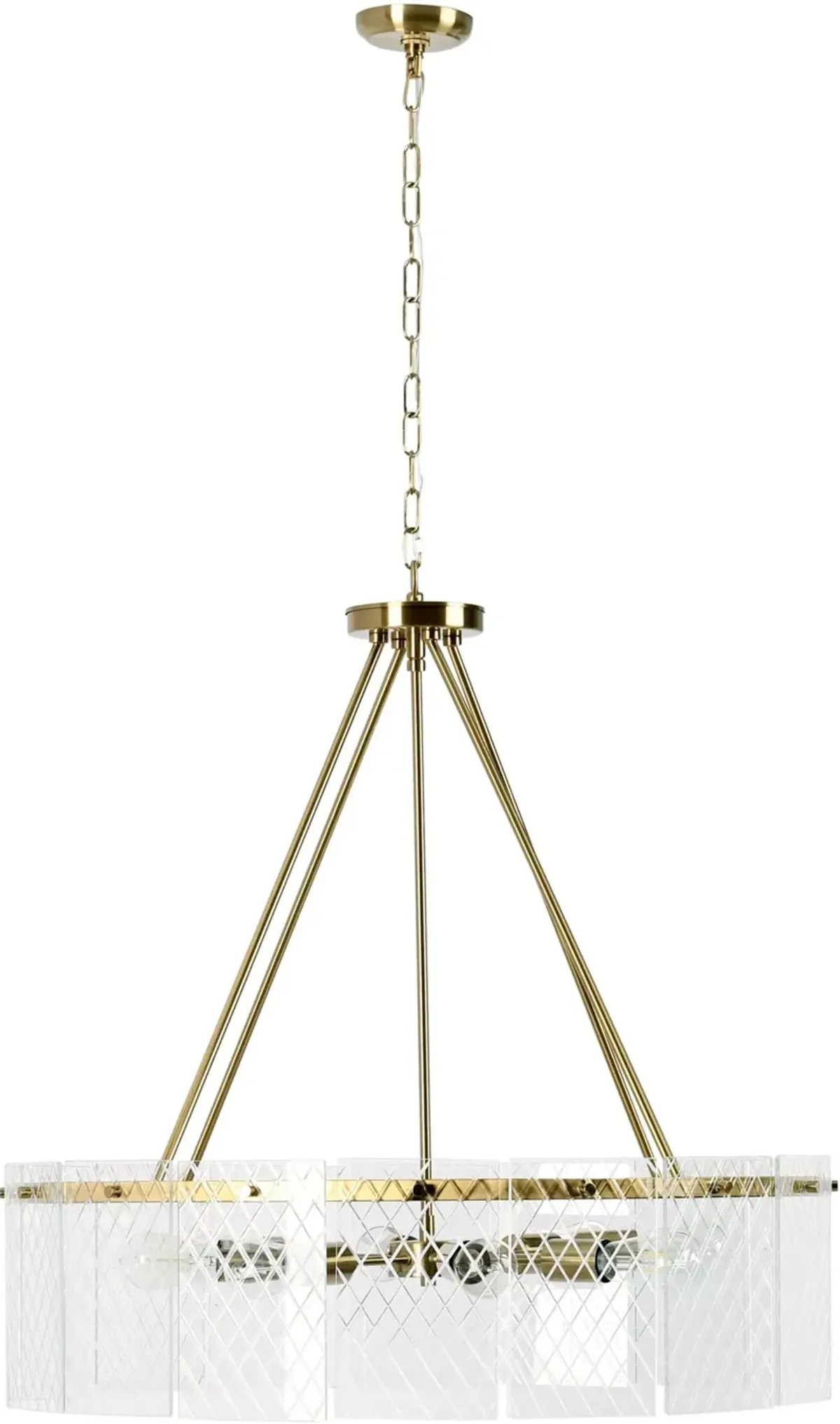 Genie 3-Light Chandelier - Gold