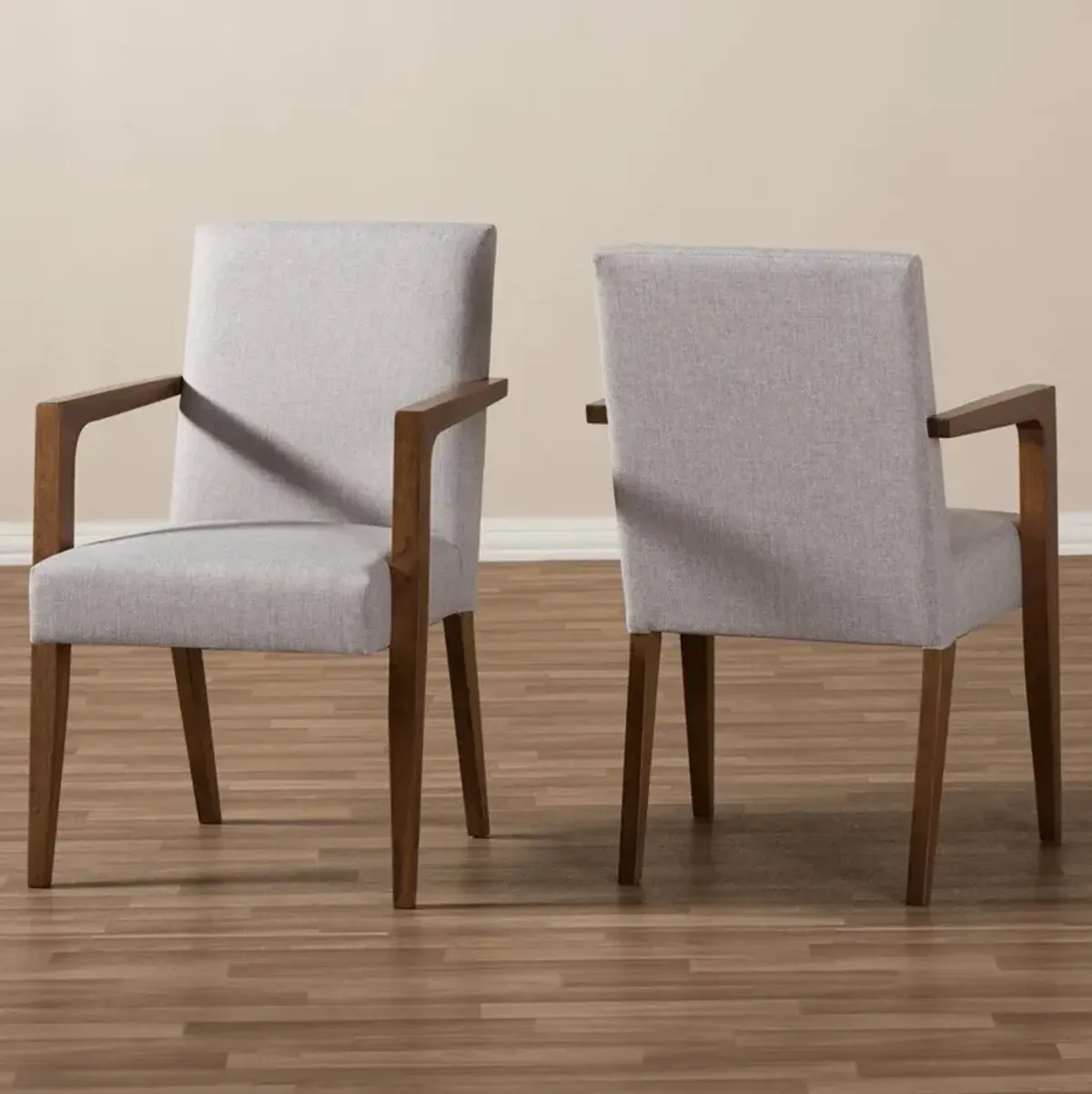 Jayden Set of 2 Accent Chairs - Light Gray