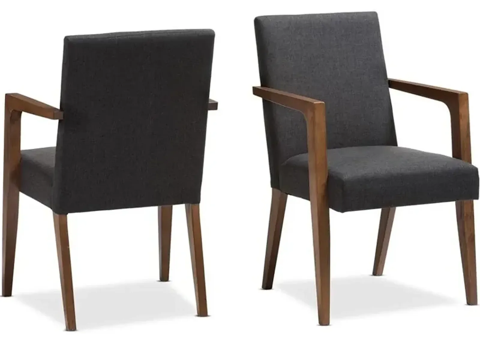 Jayden Set of 2 Accent Chairs - Dark Gray