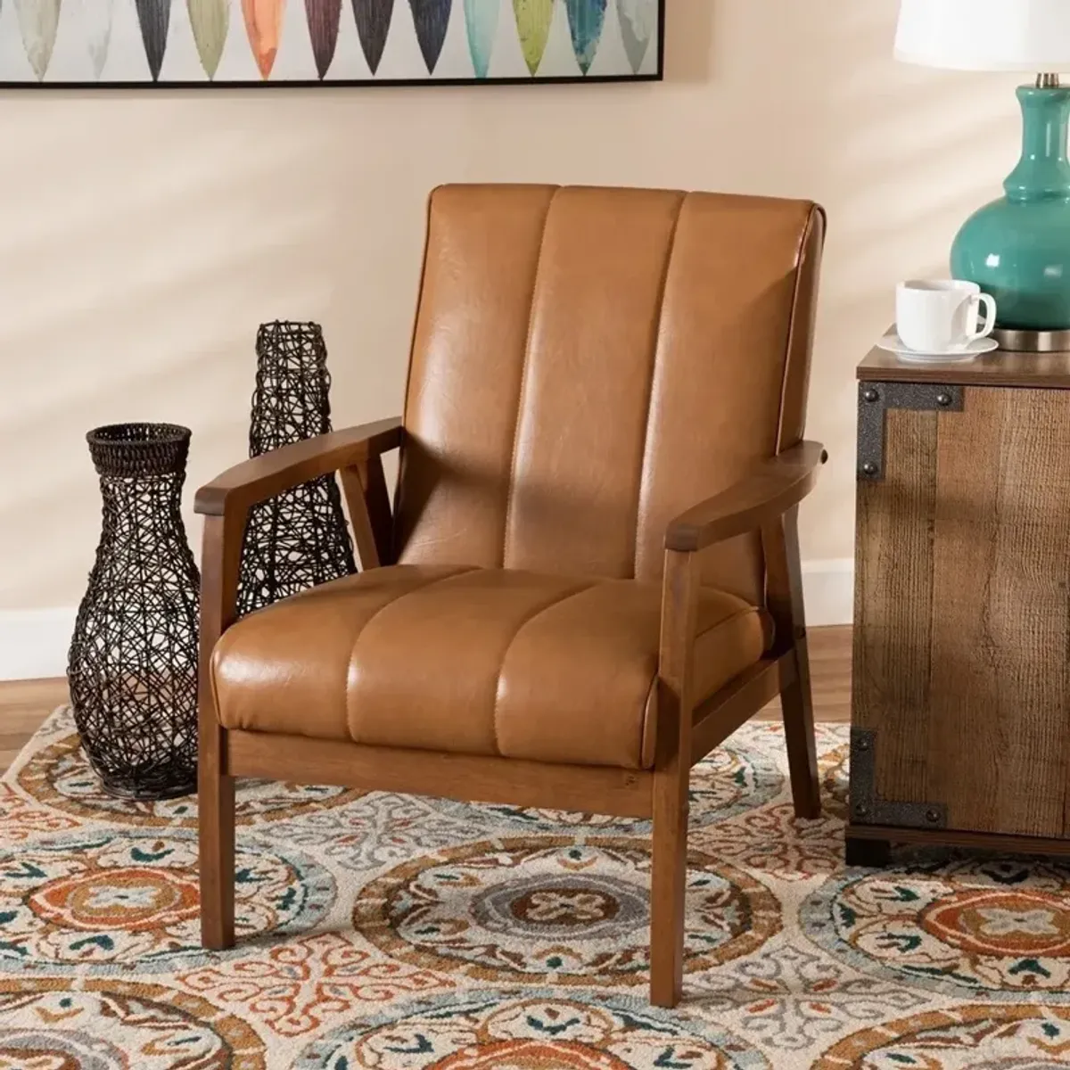 Fisher Accent Chair - Tan