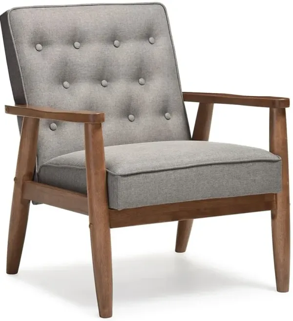 Smith Accent Chair - Gray
