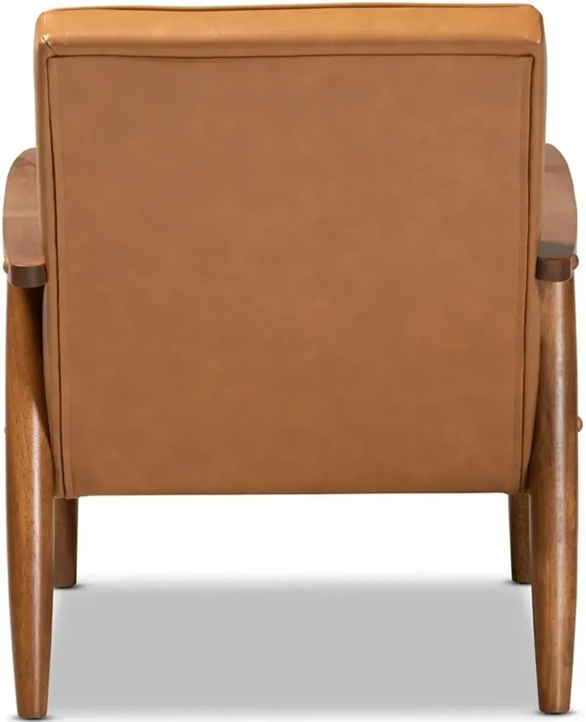 Smith Accent Chair - Tan Leather