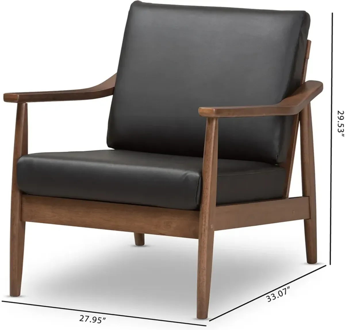 Piper Accent Chair - Black