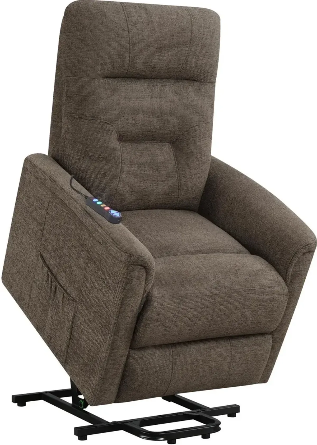 Esme Power Lift Recliner - Brown