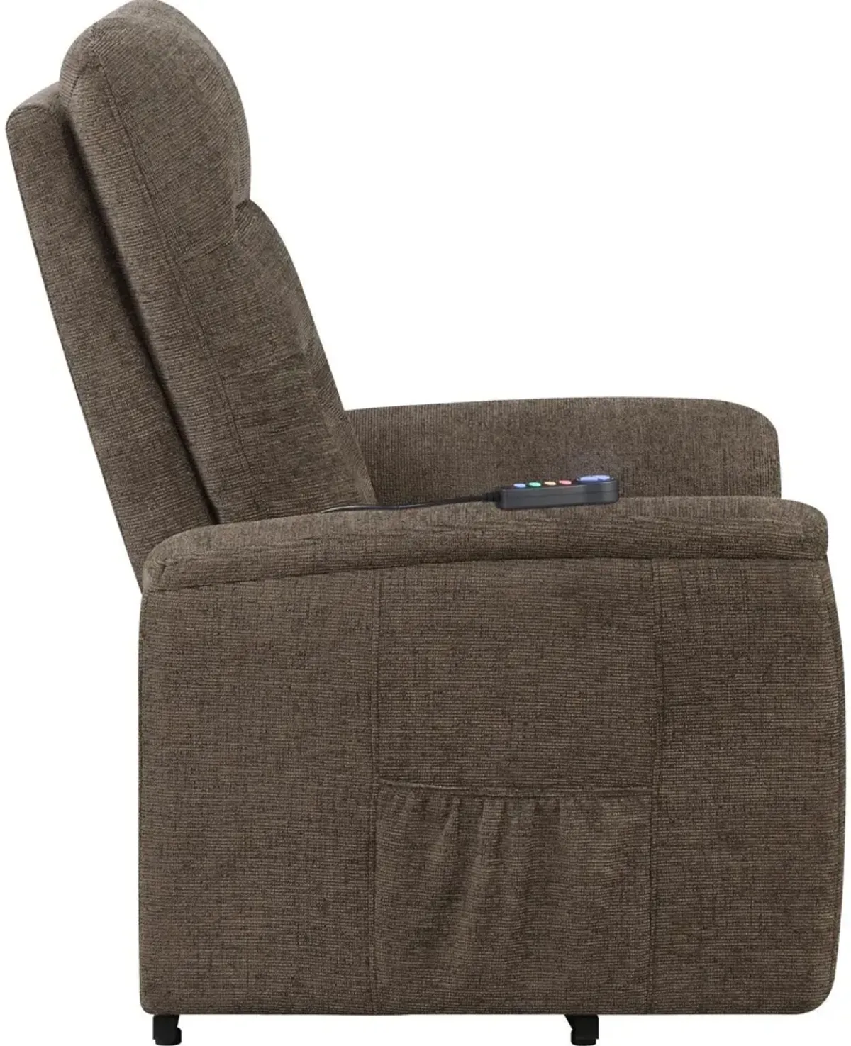 Esme Power Lift Recliner - Brown