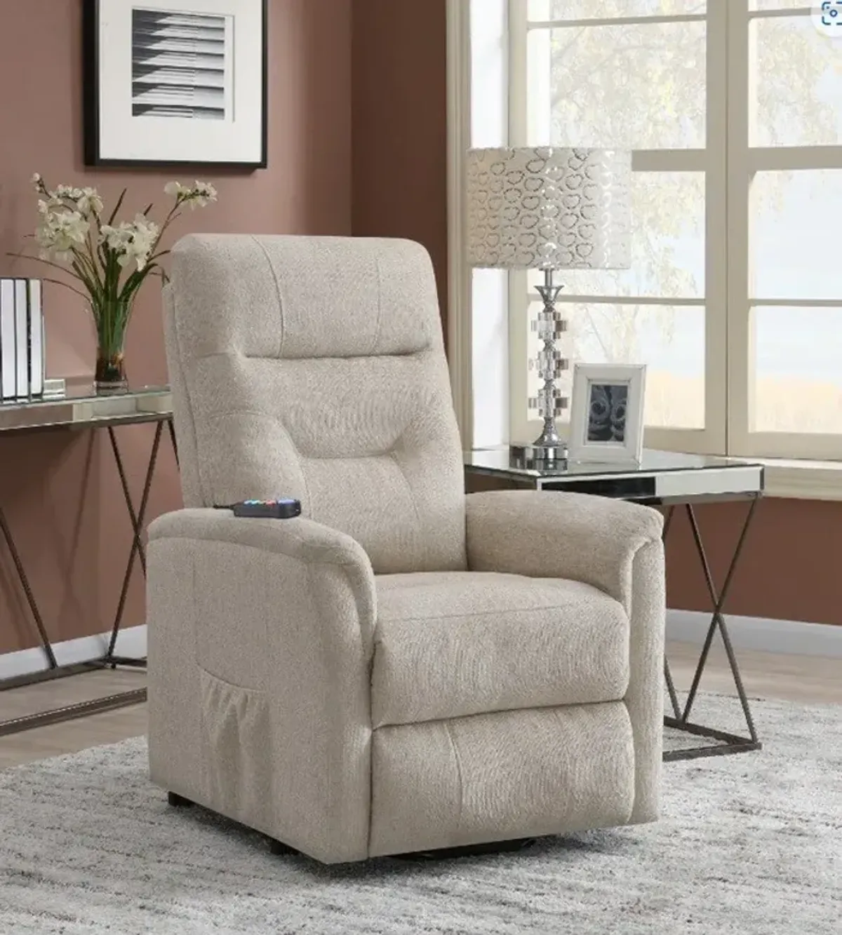 Esme Power Lift Recliner - Beige