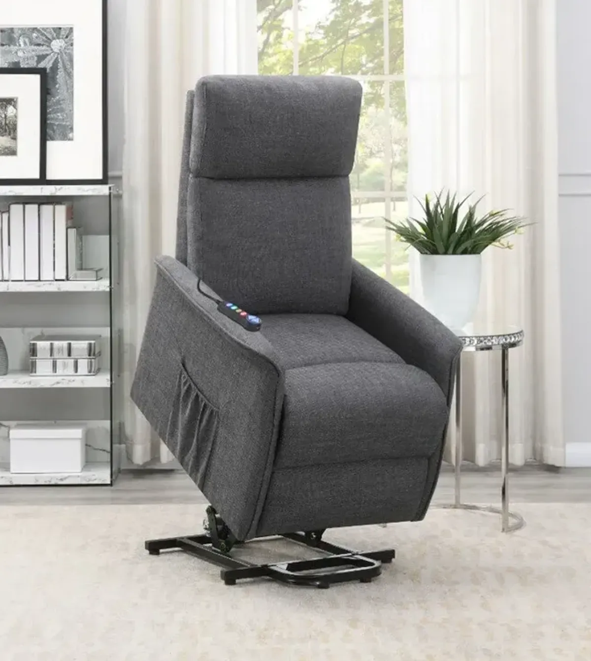 Daphne Power Lift Recliner - Gray