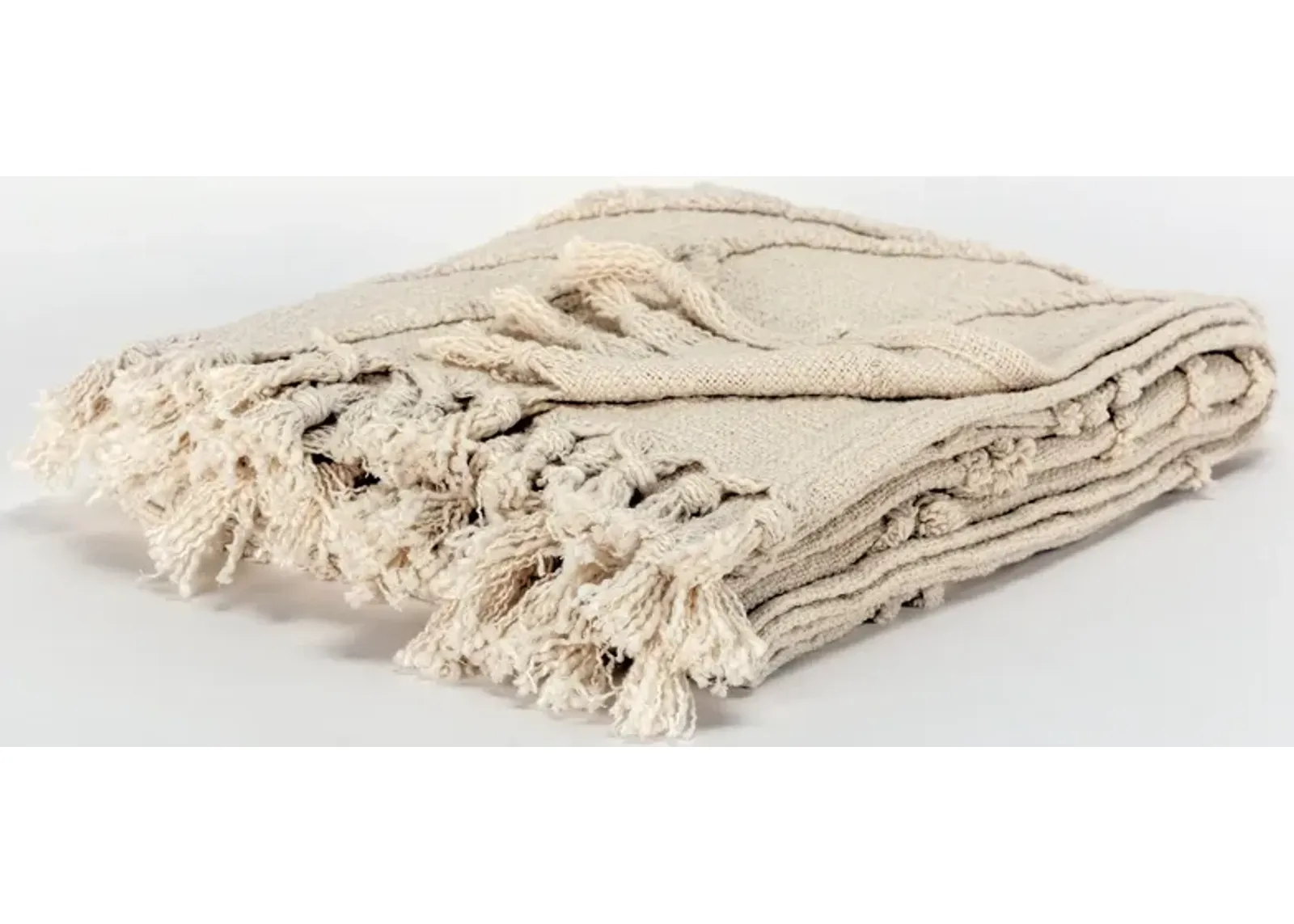 Capra 50" x 60" Throw - Natural