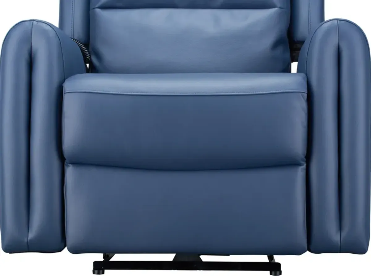 Shiatsu Power Massage Recliner - Navy