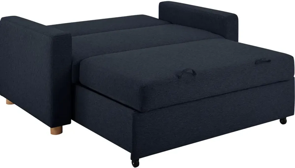 Kimberly Convertible Sofa Bed - Navy